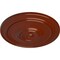 Ekena Millwork Classic Ceiling Medallion (For Canopies up to 5 1/2"), Hand-Painted Firebrick, 21 7/8"OD x 2 3/8"P CM22CLFIF - alternate 4